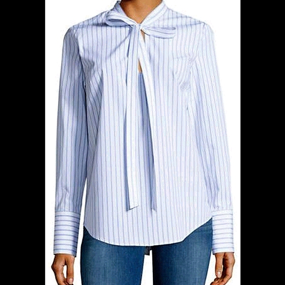 Authentic MK tie-neck blouse - Picture 1 of 6